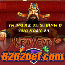 Thống kê Xổ Số bình dương ngày 23