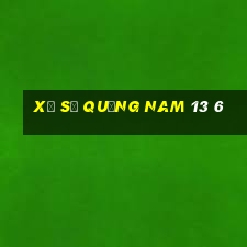 xổ số quảng nam 13 6