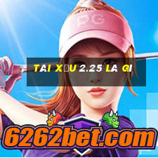 tài xỉu 2.25 là gì