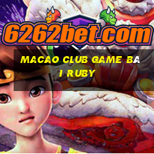 Macao Club Game Bài Ruby