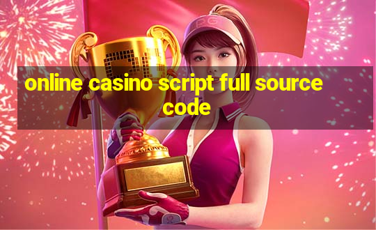 online casino script full source code