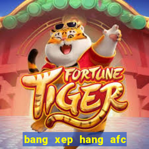 bang xep hang afc champions league 2014