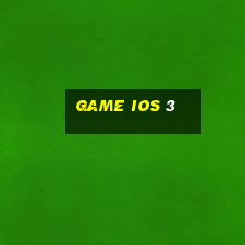 game ios 3