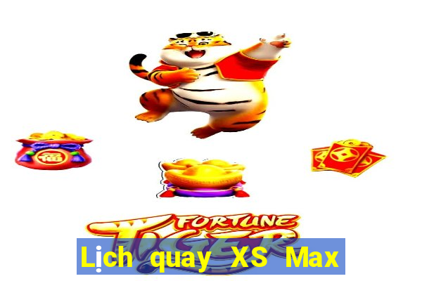 Lịch quay XS Max 3D Thứ 5