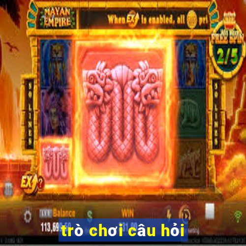 trò chơi câu hỏi