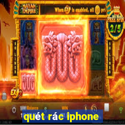 quét rác iphone