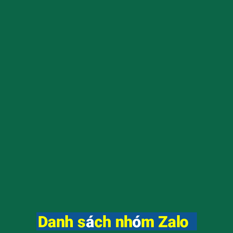 Danh sách nhóm Zalo