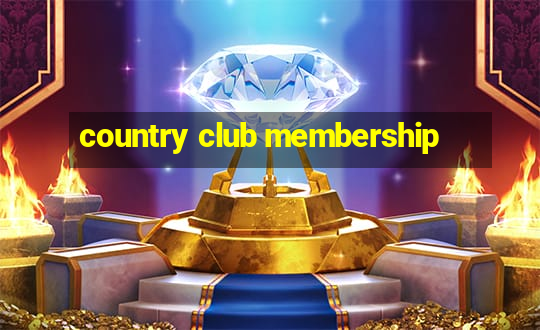 country club membership