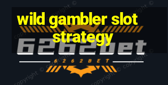 wild gambler slot strategy