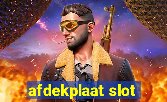 afdekplaat slot