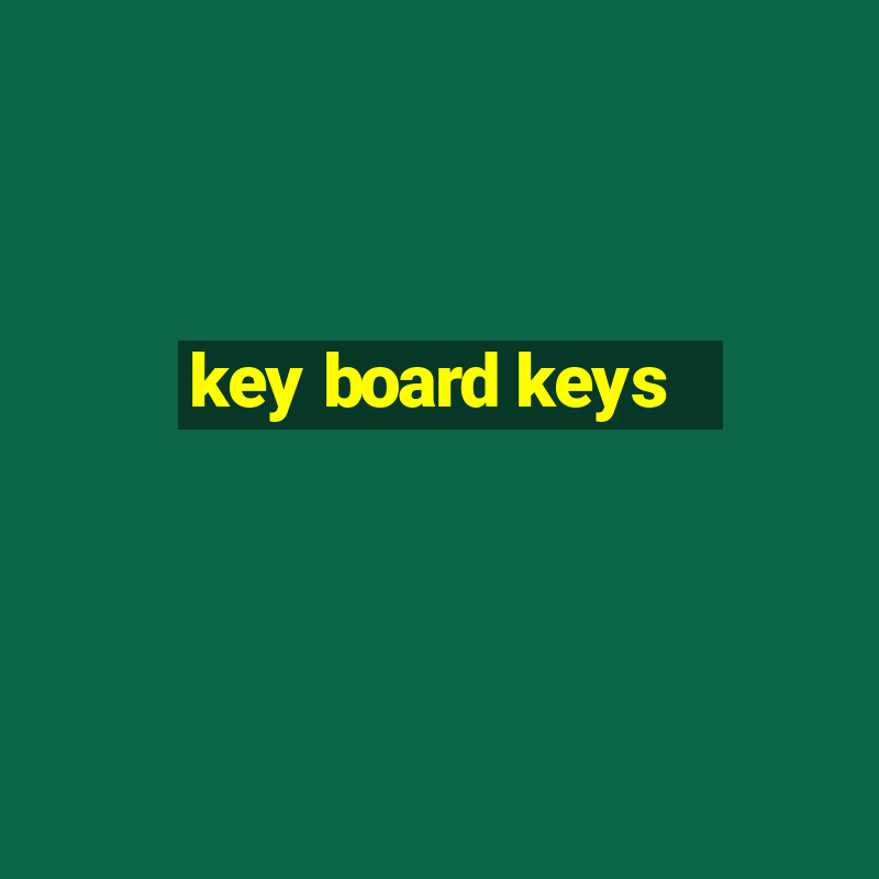 key board keys