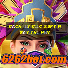 Cách đặt cược XSPY ngày thứ năm