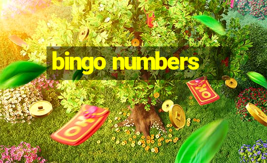 bingo numbers