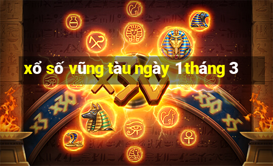 xổ số vũng tàu ngày 1 tháng 3