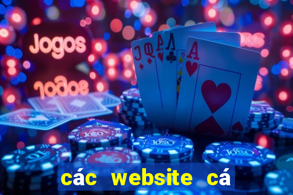 các website cá cược uy tín