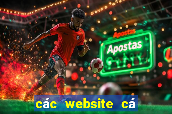 các website cá cược uy tín