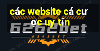 các website cá cược uy tín