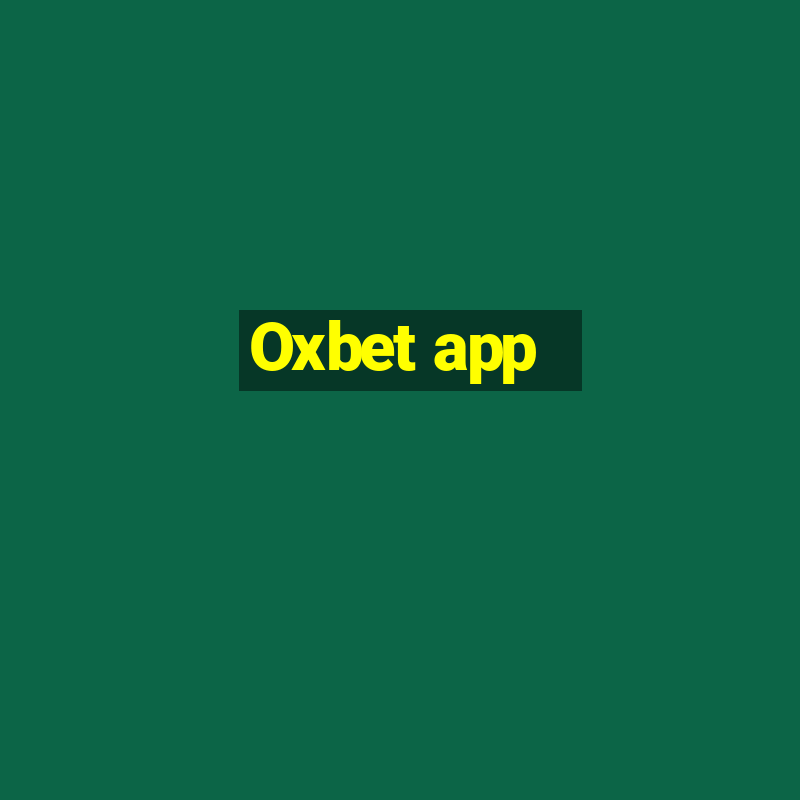 Oxbet app