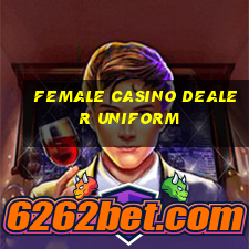 female casino dealer uniform