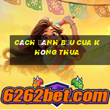 cách đánh bầu cua không thua