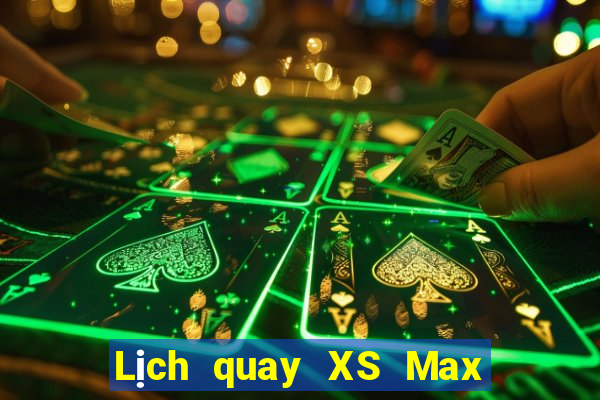 Lịch quay XS Max 3D Thứ 7