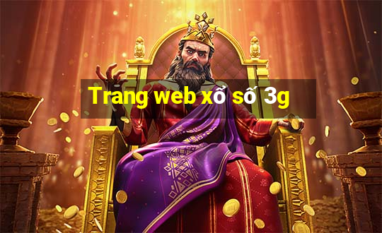 Trang web xổ số 3g