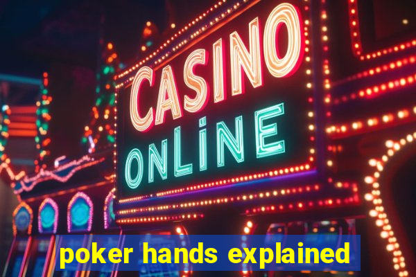 poker hands explained