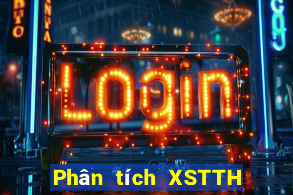 Phân tích XSTTH Thứ 5