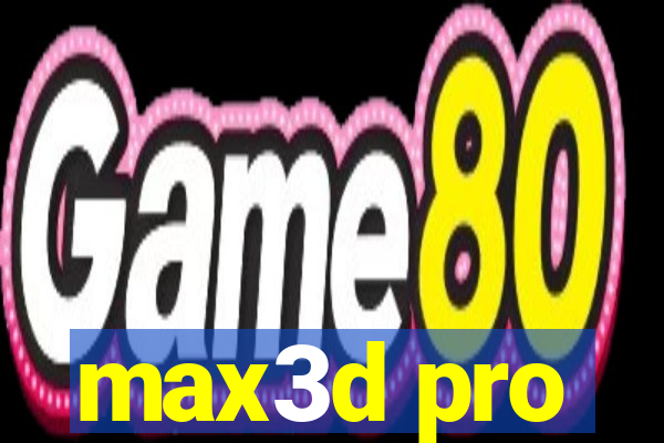 max3d pro