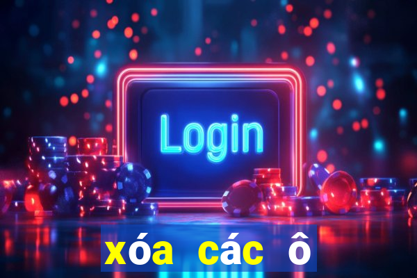 xóa các ô trống trong excel