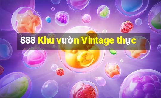 888 Khu vườn Vintage thực