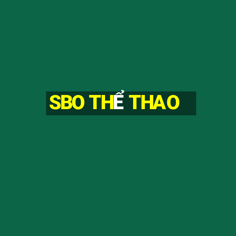 SBO THỂ THAO