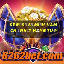 xem xổ số miền nam chủ nhật hàng tuần