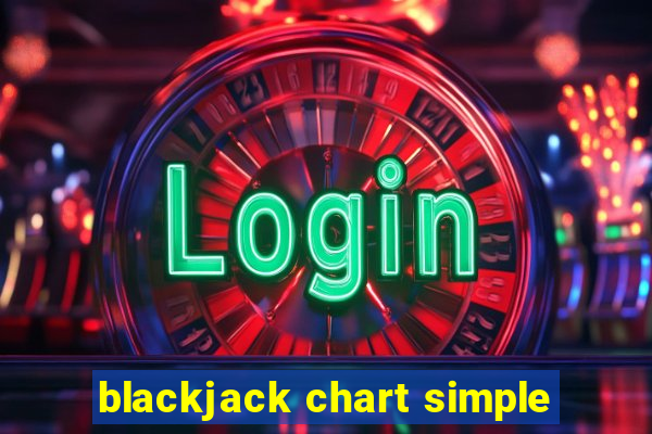 blackjack chart simple