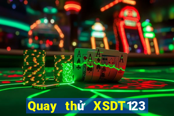 Quay thử XSDT123 Chủ Nhật