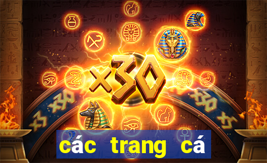 các trang cá cược trực tuyến