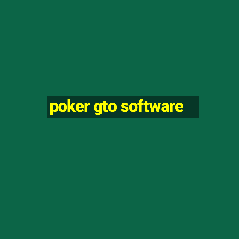 poker gto software