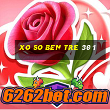 xo so ben tre 30 1