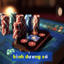 bình dương số