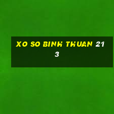 xo so binh thuan 21 3