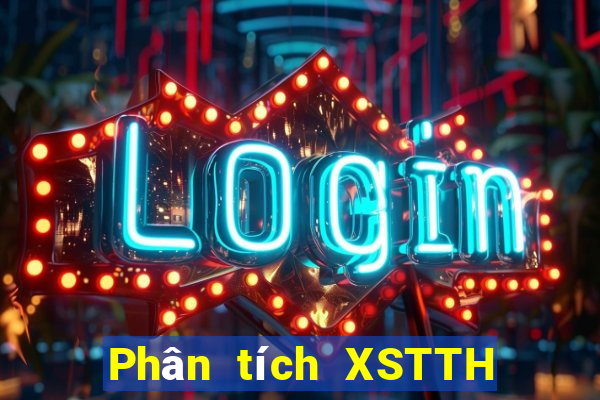 Phân tích XSTTH thứ tư