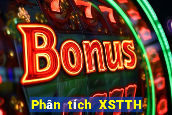 Phân tích XSTTH thứ tư