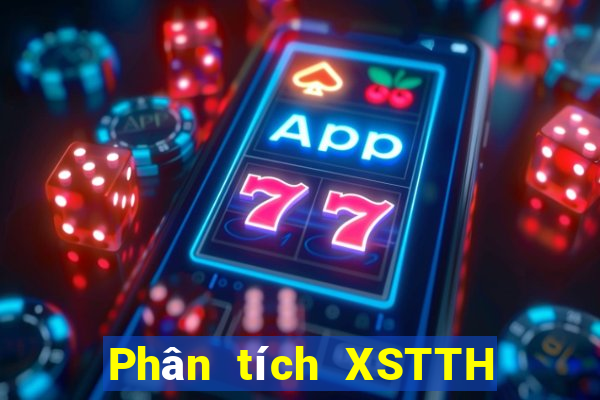 Phân tích XSTTH thứ tư