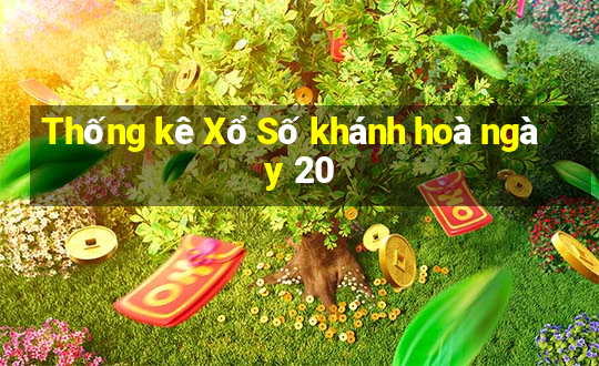 Thống kê Xổ Số khánh hoà ngày 20