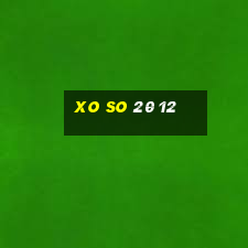 xo so 20 12