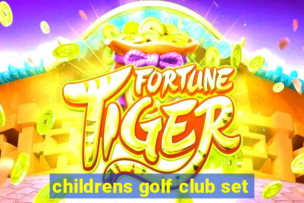 childrens golf club set