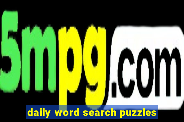 daily word search puzzles