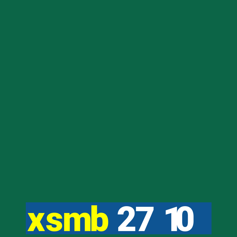 xsmb 27 10