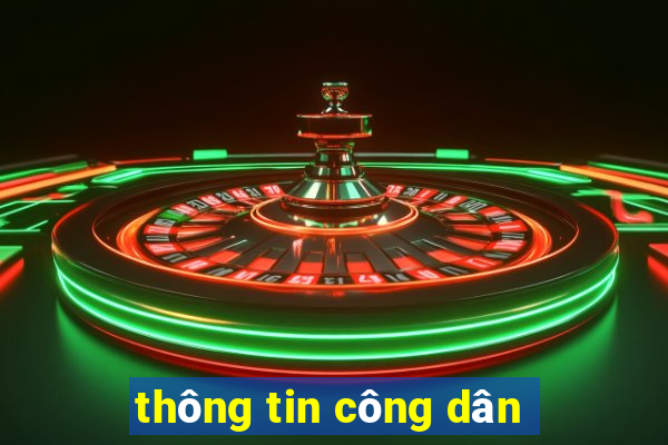 thông tin công dân