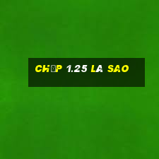 chấp 1.25 là sao